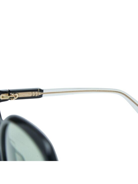 Gucci Interlocking Sunglasses Black Green Acetate 1- Eyewear main image 5